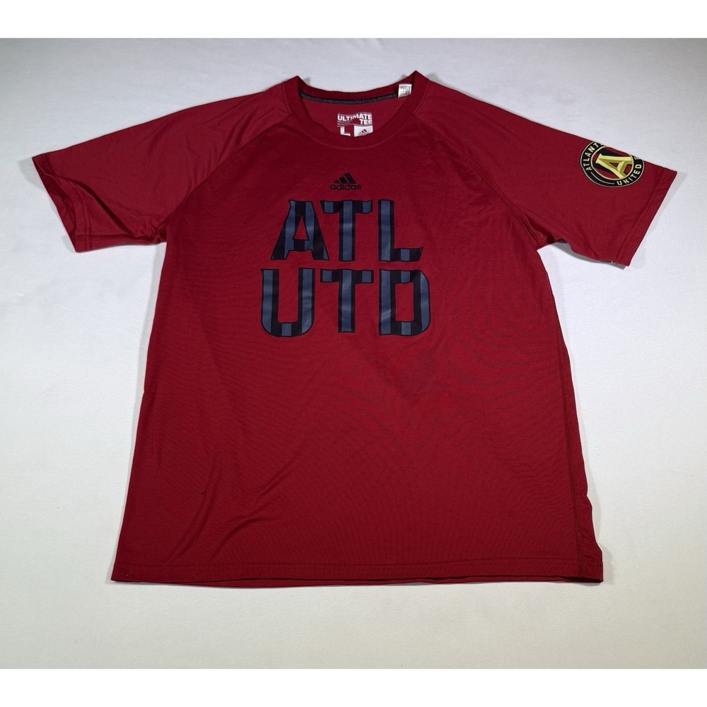 ATLANTA UNITED T-Shirt Mens Large‎ Soccer Short Sleeve Tee Adidas Tee NWT
